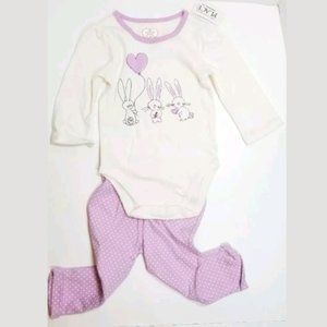 Children's Place 12-18 mos Bunny Set